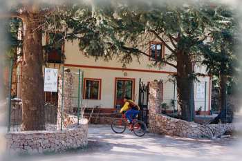 trekking in mountain bike